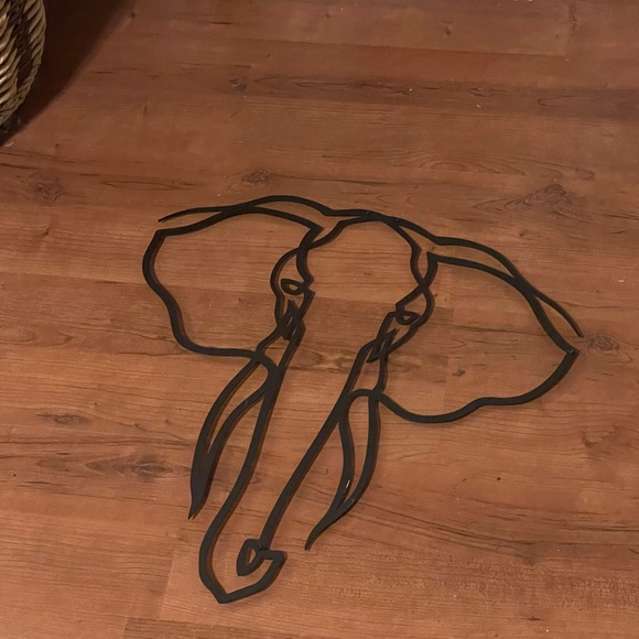 Hoagard Elephant Metal Wall Art - Picture 1 of 4